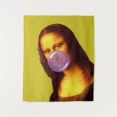 Tenture Mona Lisa Chauffage gomme Bulle (Devant)