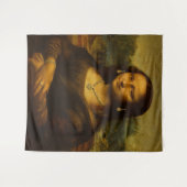 Tenture Mona Lisa en or (Devant (Horizontal))