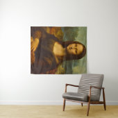 Tenture Mona Lisa, La Joconde, 1503 par Leonardo da Vinci (En situation (horizontale))
