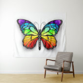 Tenture Monarque papillon arc-en-ciel (En situation (horizontale))