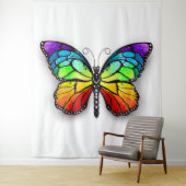 Tenture Monarque papillon arc-en-ciel (En situation)
