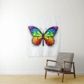 Tenture Monarque papillon arc-en-ciel (En situation)