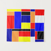 Tenture Mondrian #48 Petit (Devant (Horizontal))
