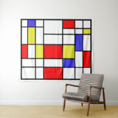 Tenture Mondrian #58 Grand (En situation (horizontale))