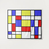 Tenture Mondrian #59 grand (Devant (Horizontal))