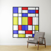 Tenture Mondrian #59 grand (En situation)
