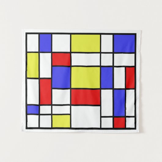 Tenture Mondrian #59 Petit (Devant (Horizontal))