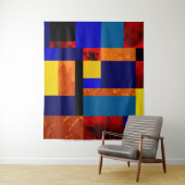 Tenture Mondrian #7-1 Grand (En situation)