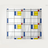 Tenture Mondrian II Design d'Art Moderne Minimaliste De St (Devant (Horizontal))