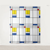 Tenture Mondrian II Design d'Art Moderne Minimaliste De St (Devant)