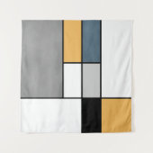 Tenture Mondrian inspiré (Devant (Horizontal))
