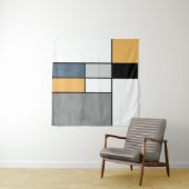 Tenture Mondrian inspiré (En situation)