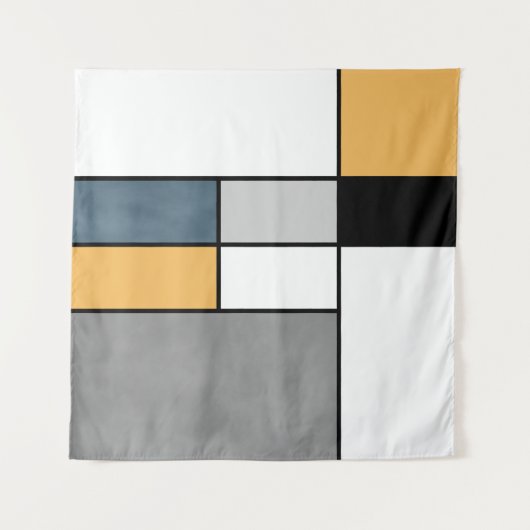 Tenture Mondrian inspiré (Devant)
