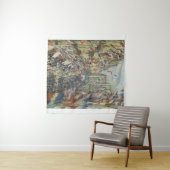 Tenture Monet 1878 La rue Montorgueil à Paris (En situation (horizontale))