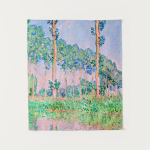 Tenture Monet - Peupliers, Effet Rose