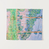 Tenture Monet - Peupliers, Effet Rose (Devant (Horizontal))