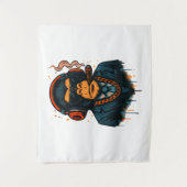 Tenture Monkey Business - Le patron du singe classique (Devant)