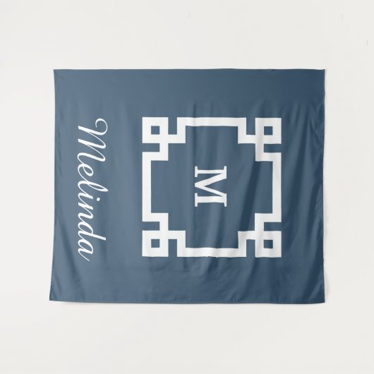 Tenture Monogram design (Devant (Horizontal))