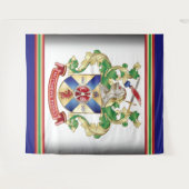 Tenture Monogramme de l'épée de Dragon du Bouclier du Chev (Devant (Horizontal))