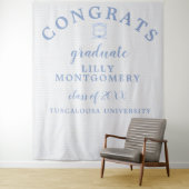 Tenture Monogramme de Wedgwood Graduation Photo Contexte (En situation)
