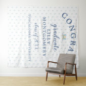 Tenture Monogramme des Bottes du Sud - Présentation de la (En situation (horizontale))