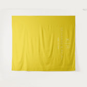 Tenture Monogramme Mariage simple et moderne (Devant (Horizontal))