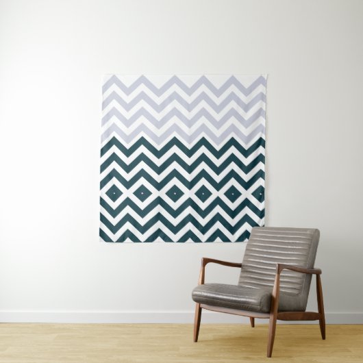 Tenture Monogramme Rustique Groovy Chic (En situation)