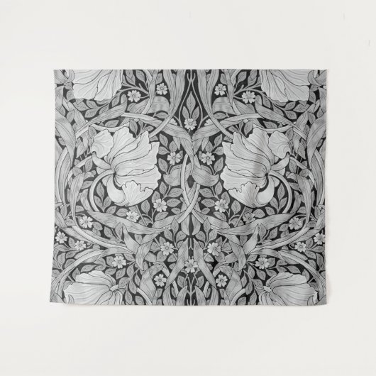 Tenture Monotone gris Pimpernel, William Morris (Devant (Horizontal))