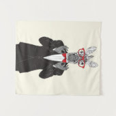 Tenture Monsieur de zèbre (Devant (Horizontal))