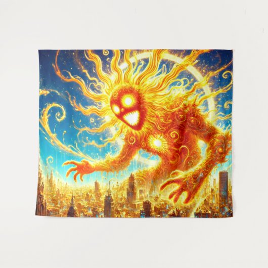 Tenture Monster Sun (Devant (Horizontal))