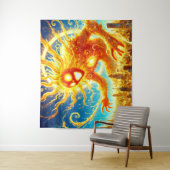 Tenture Monster Sun (En situation)