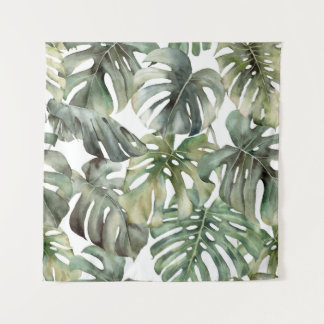 Tenture Monstère tropicale Big Watercolor Motif