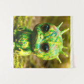 Tenture Monstre Goo Vert - Toile Déplaisante (Devant (Horizontal))