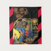 Tenture monstres créatures ghouls horreur comics art (Devant)