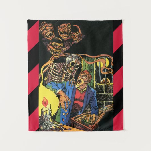 Tenture monstres créatures ghouls horreur comics art (Devant)