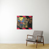 Tenture monstres créatures ghouls horreur comics art (En situation (horizontale))