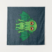 Tenture Monstres de Cute Green (Devant (Horizontal))