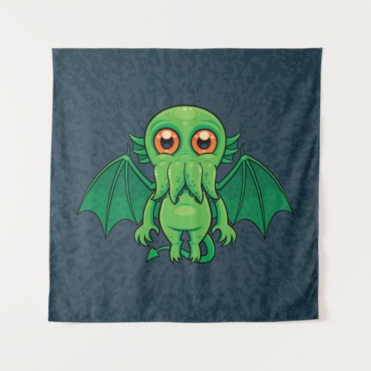 Tenture Monstres de Cute Green (Devant)