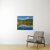 Tenture Mont Rainier et lac de réflexion (En situation (horizontale))