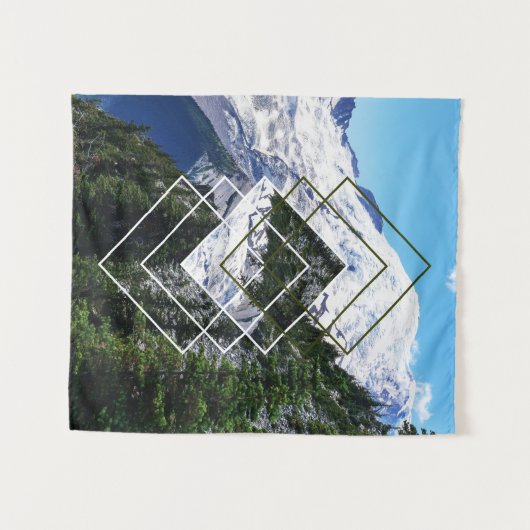 Tenture Mont Rainier Small (Devant (Horizontal))