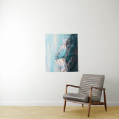 Tenture Montagne enneigée (En situation)