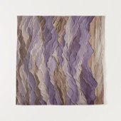Tenture Montagne Mystique pourpre et Brown (Devant (Horizontal))