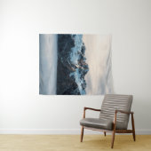 Tenture Montagnes et brouillard (En situation (horizontale))