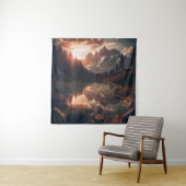 Tenture Monts Mirror (En situation)