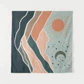 Tenture Monts Sun & Moon (Devant (Horizontal))