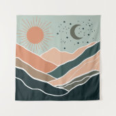 Tenture Monts Sun & Moon (Devant)