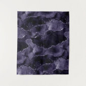 Tenture Moody Agate | Midnight Indigo Deep Purple Backdrop (Devant)