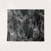 Tenture Moody Agate | Onyx Black Vampy Glam fond photo (Devant (Horizontal))