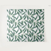 Tenture Moody Banana feuilles blanc (Devant (Horizontal))