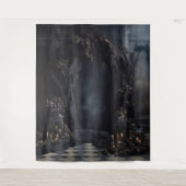 Tenture Moody Gothic Dark Arch & Lanterns XLarge (Devant)